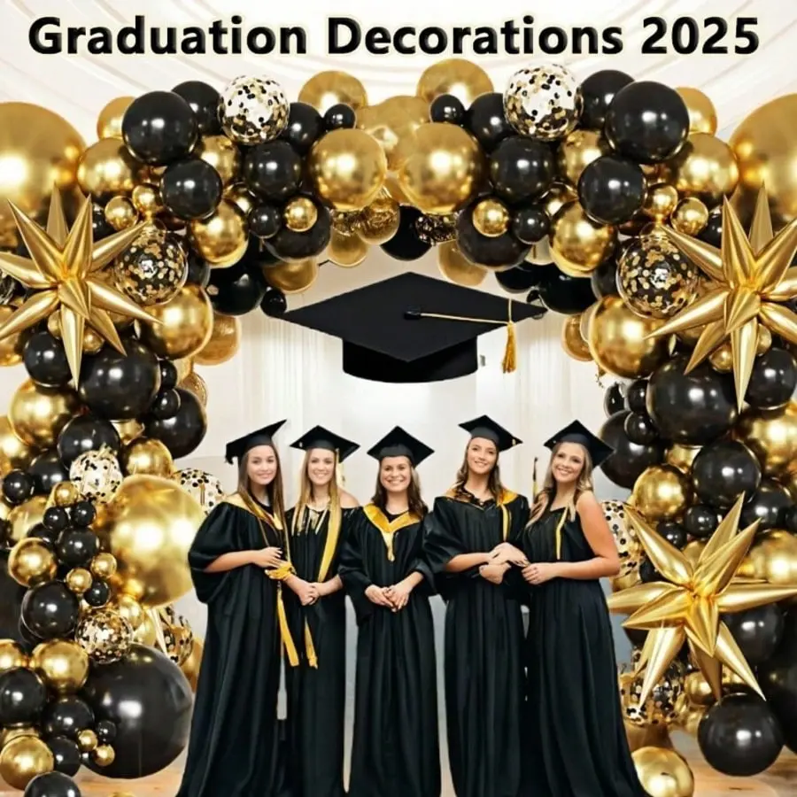 70pcs Gold Balloons Garland Arch Kit, Party Decorations for Birthdays, Retirements, Weddings, Anniversaries, Baby Showers