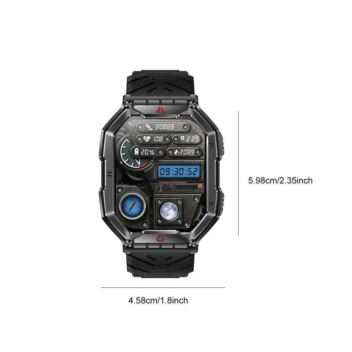 Multifunctional Smart Watch, Fashion Digital Watch with Heart Rate Monitoring and Sleep Tracking, Sports Watch for Women & Men, Wearable