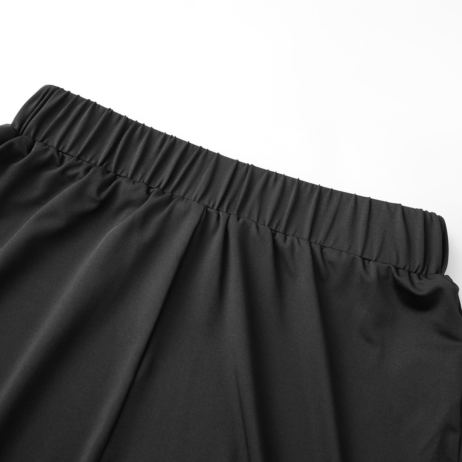 Women Ladies Female 2 Piece Pajamas Set Lace Patchwork Tie Front Camisole and Elastic Splits Shorts for Loungewear Soft Sleepwear Nightwear