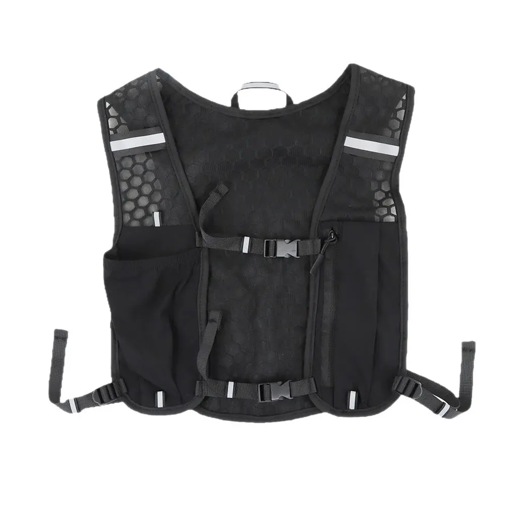 Off-road running vest backpack for cycling, sports, fitness, hiking, water bottle bag, breathable and lightweight running backpack