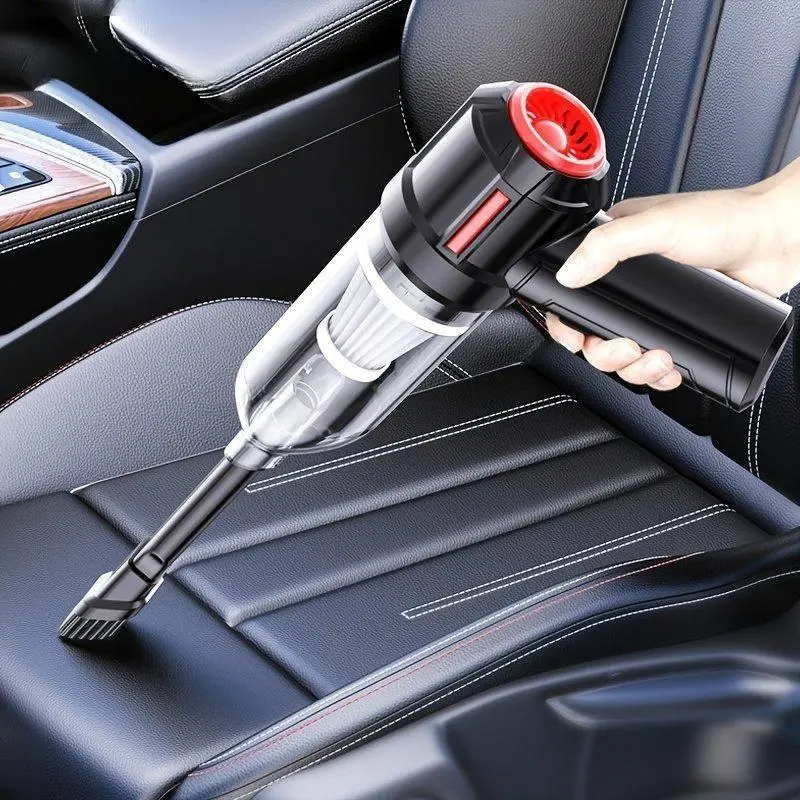 3-in-1 Handheld High-Power Car Vacuum Cleaner, Mini Portable Wireless Wet-Dry Auto Detailing Supplies, Handheld Vacuum for Car & Home, Noise Under 32dB, Working Temperature -20℃~+50℃, Car And Home