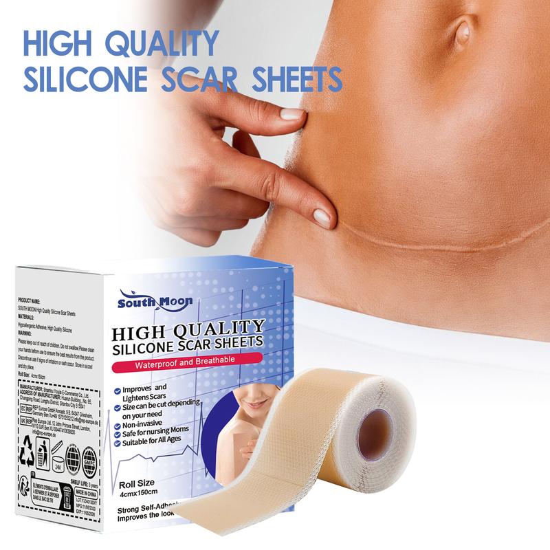 South Moon High Quality Silicone Scar Sheets, Fade Scar Waterproof Breathable Skin Scar Beauty Patch