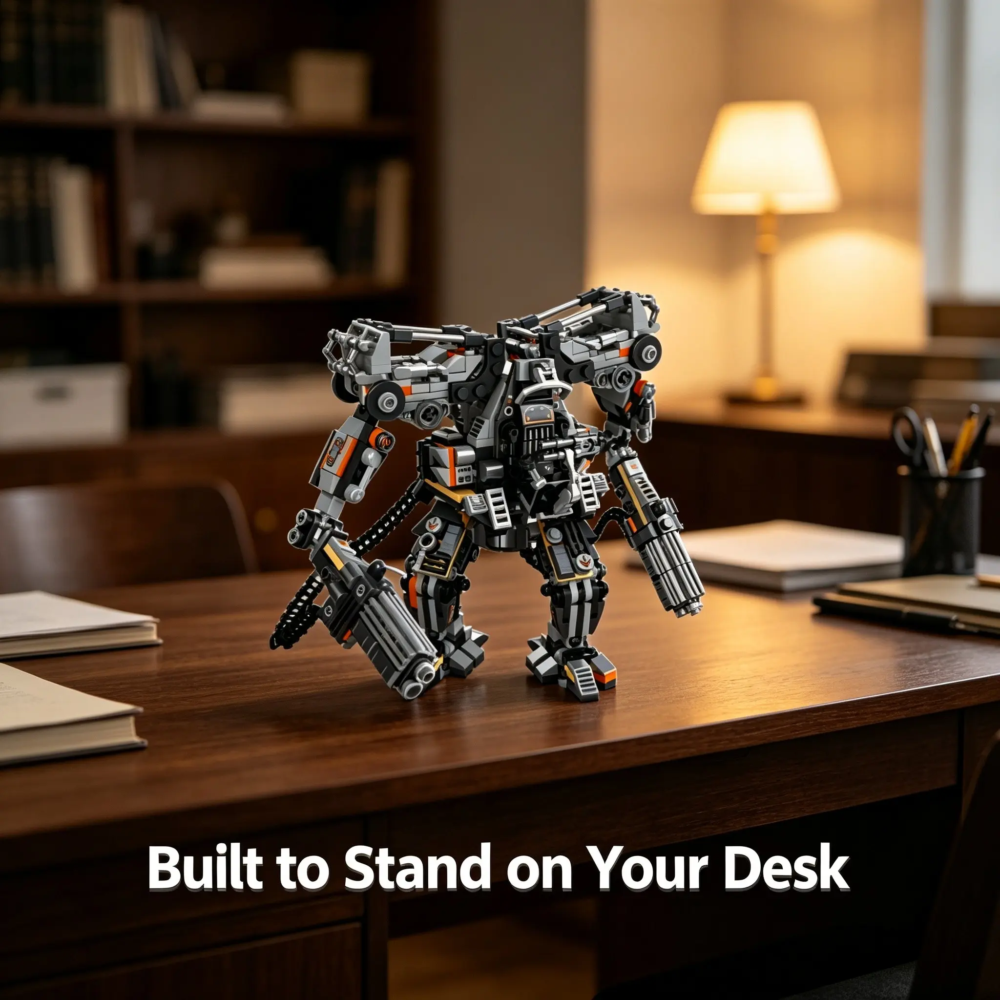 Mecha Theme Building Blocks, 3D Assembly Toy, Combat Mech, Mechanical Mammoth, Bat & Raven, Easy Build, Imaginative Play, Collectible Gift