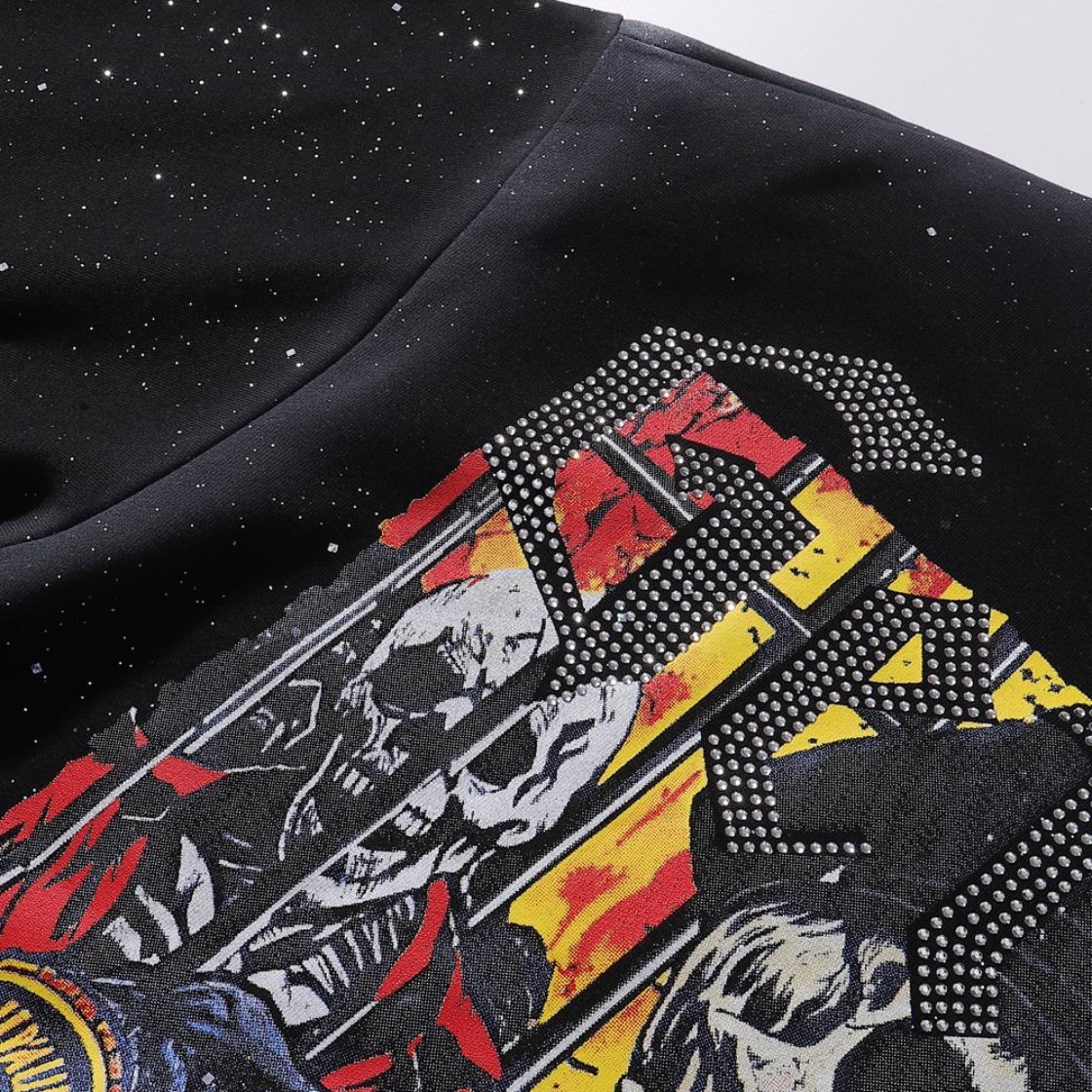 Best Quality Washed Gray Full Rhinestone Bling T-Shirt, Unisex F-Terry Cropped Tee, BKYS Skull Print High Street Hip Hop Rock Retro Y2K Vintage Streetwear, Sparkle Diamond Graphic Casual Short Sleeve Tops for Men Women Best Quality Washed Gray Full Rhinestone Bling T-Shirt, Unisex F-Terry Cropped Tee, BKYS Skull Print High Street Hip Hop Rock Retro Y2K Vintage Streetwear, Sparkle Diamond Graphic Casual Short Sleeve Tops for Men Women