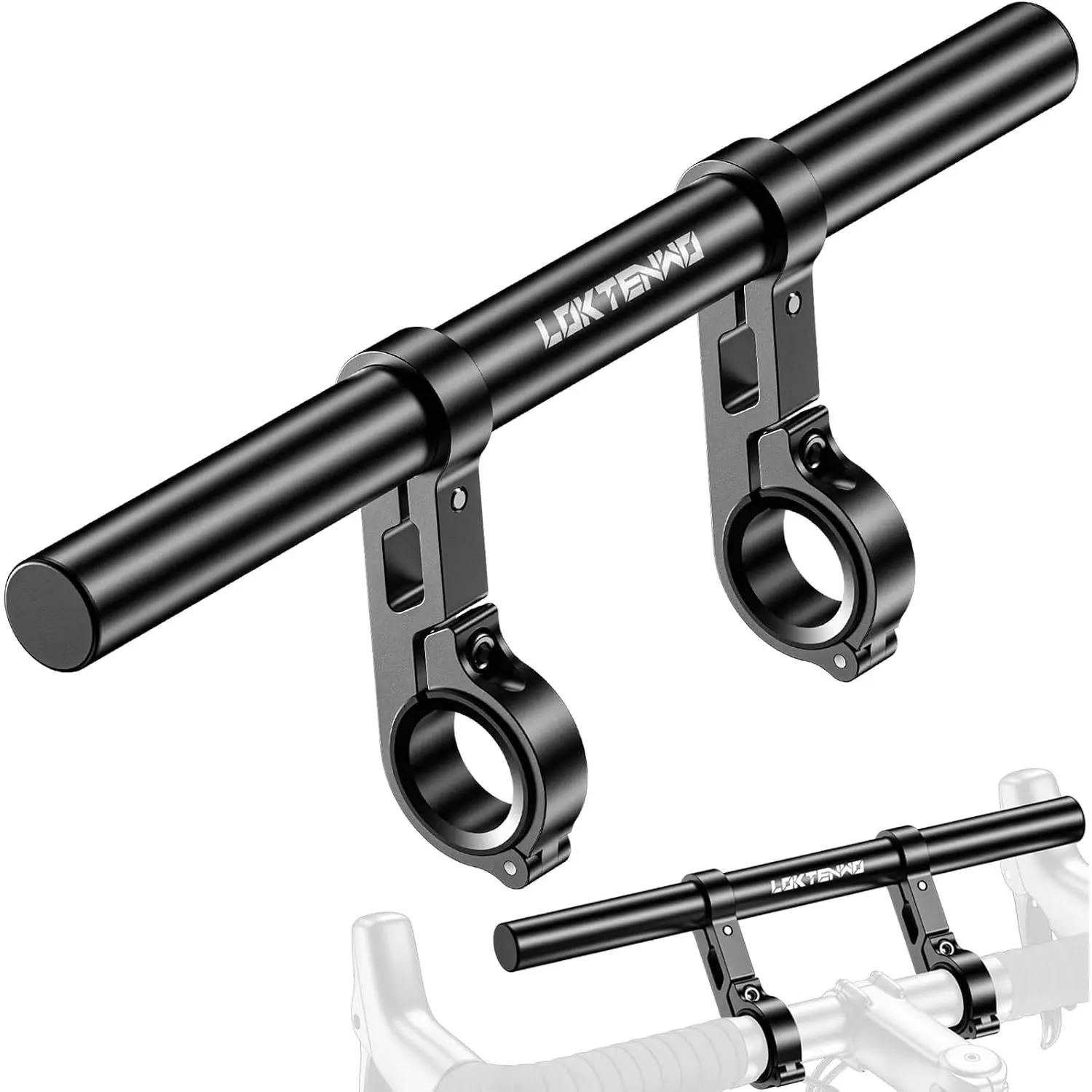 11.81"  Clamp Handlebar Extender,   Bar Extension | for    Scooter, Fits 0.875/1.0/1.125/1.26" Handlebars for Phone Holder Light GPS Action Camera
