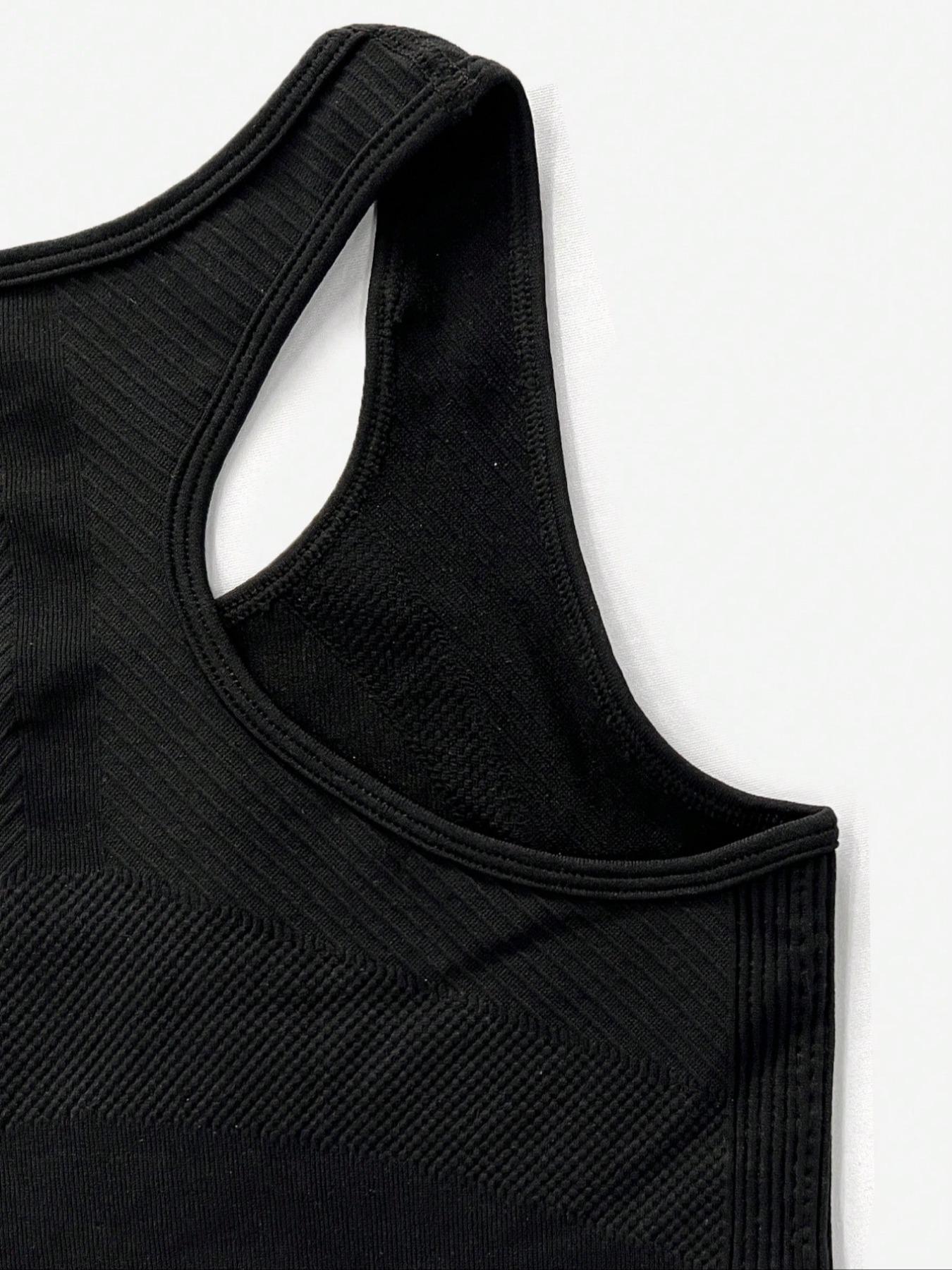 3-piece Women's Outdoor Sports Tank Tops, Sleeveless Sports Wear for Running, Yoga and Fitness