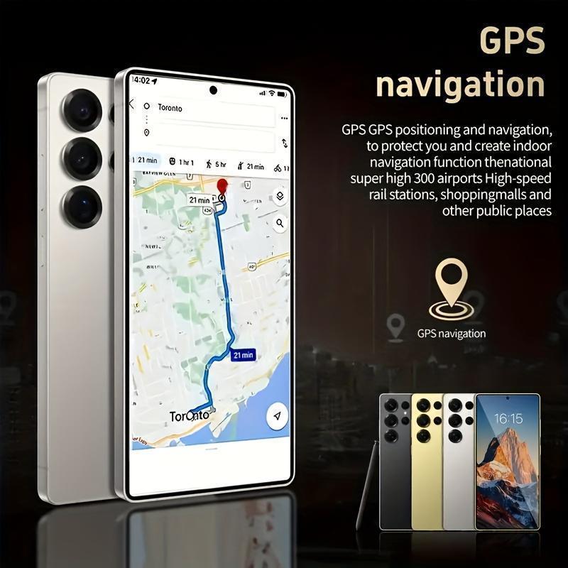 S25Ultra Android Smartphone, 6.8 Inch Dual 108MP+48MP Cameras, Long-Lasting 6800mAh Battery, Fast Charging, OTG Function, Facial Recognition Unlocking, Stylus, 12GB RAM +512GB ROM, 5G Network, Unlock Cellphone