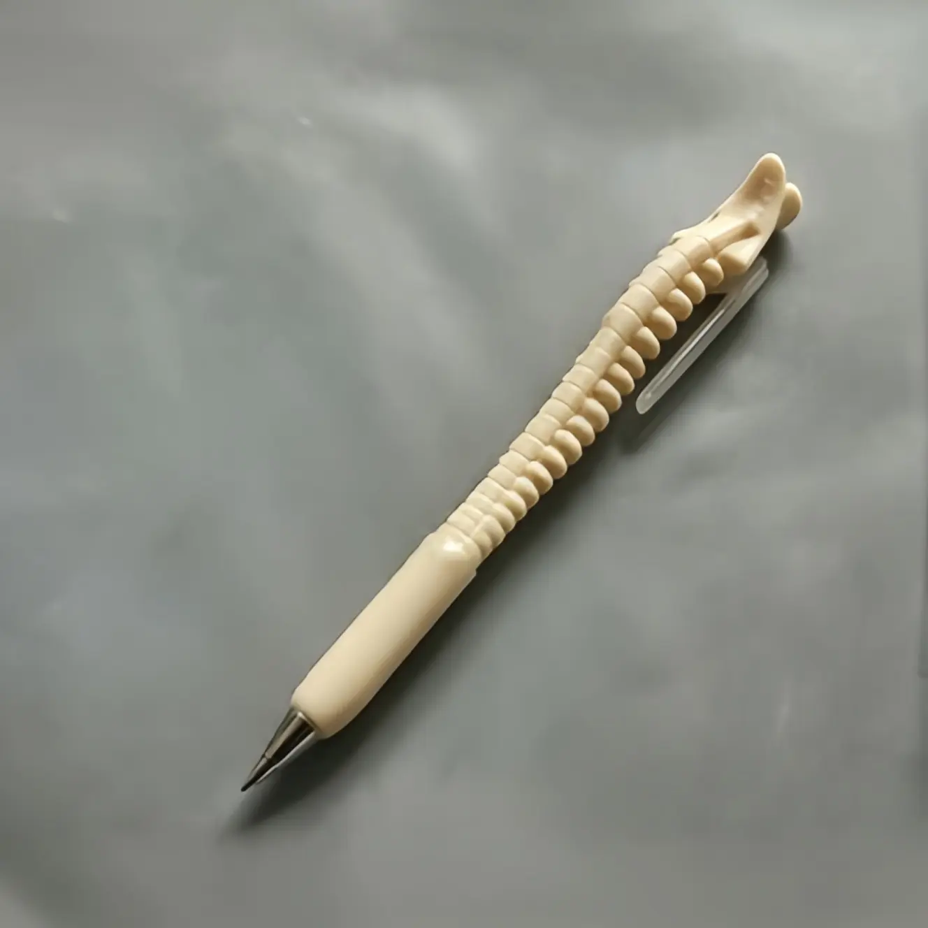 Ergonomic Bone-Shaped Pen, Central Tip Design, Plastic Material, Writing Pens, Ideal Gift for Nurses, Doctors, Office Use, Medical Record Writing Tool