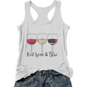 Tank Tops for Women 2026 Summer Racerback Tops Casual Graphic Tank Tops Sleeveless Tee Tops Workout Tops