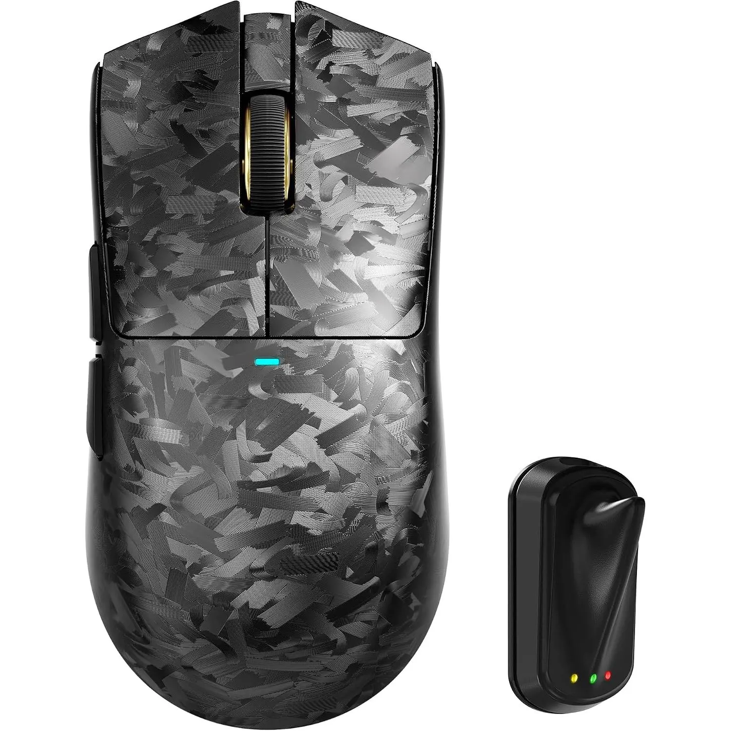 X11 Ultra 8K Carbon Fiber Tri Mode  Gaming -Black | 42000 DPI-PAW3950 MAX Sensor-63g Lightweight,Nordic 54L15 MCU Chip,Wired/BT/2.4Ghz,100 Million Clicks,Programmable for PC