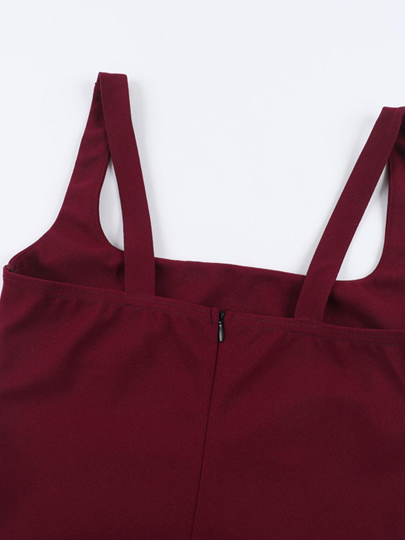 Women's Solid Color Dress, Elegant Classy Flattering Fashion Casual Dress for Daily Outdoor Wear, Women Dress for Summer