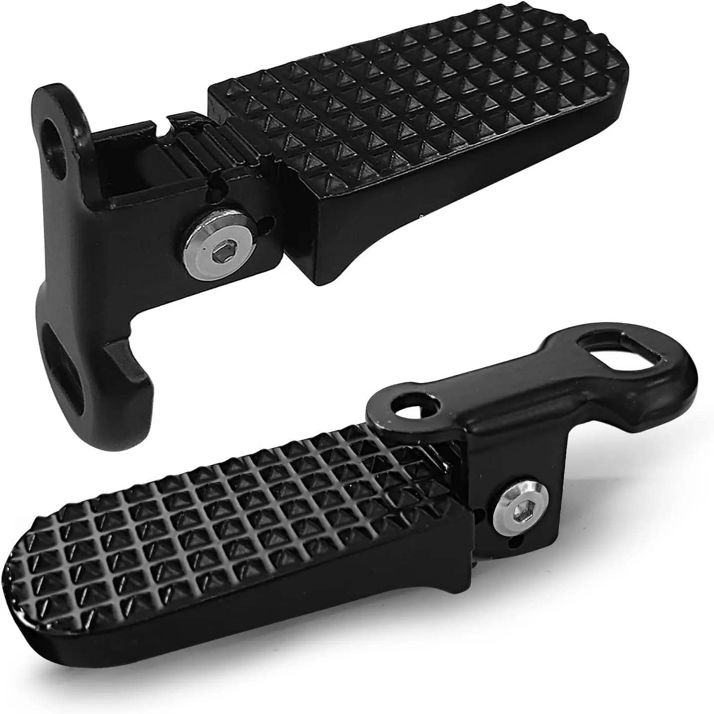 1 Pair Foldable Rear Passenger Bike Foot Pegs🚲 Mini Folding Footrest for MTB & E-Bike, Durable Metal Construction