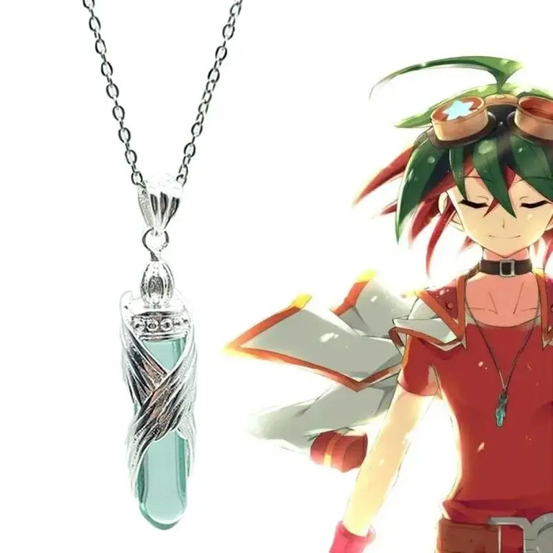 Anime Yu-Gi-Oh! ARC-V Necklace Yuya Sakaki Cosplay Costume Unisex Pendant Choker Accessories Jewelry Props