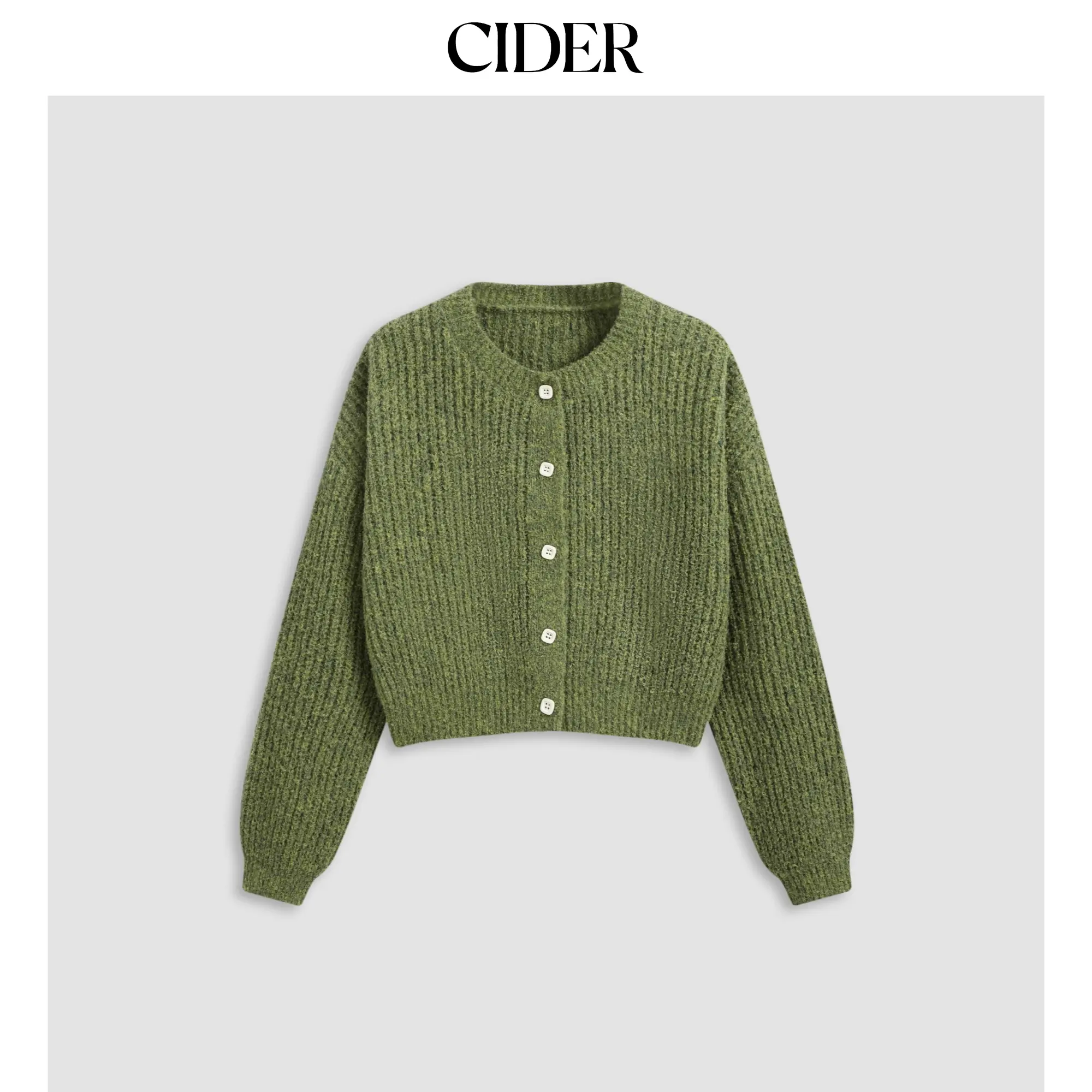 CiderKnit Round Neckline Button Cardigan SummerFinds