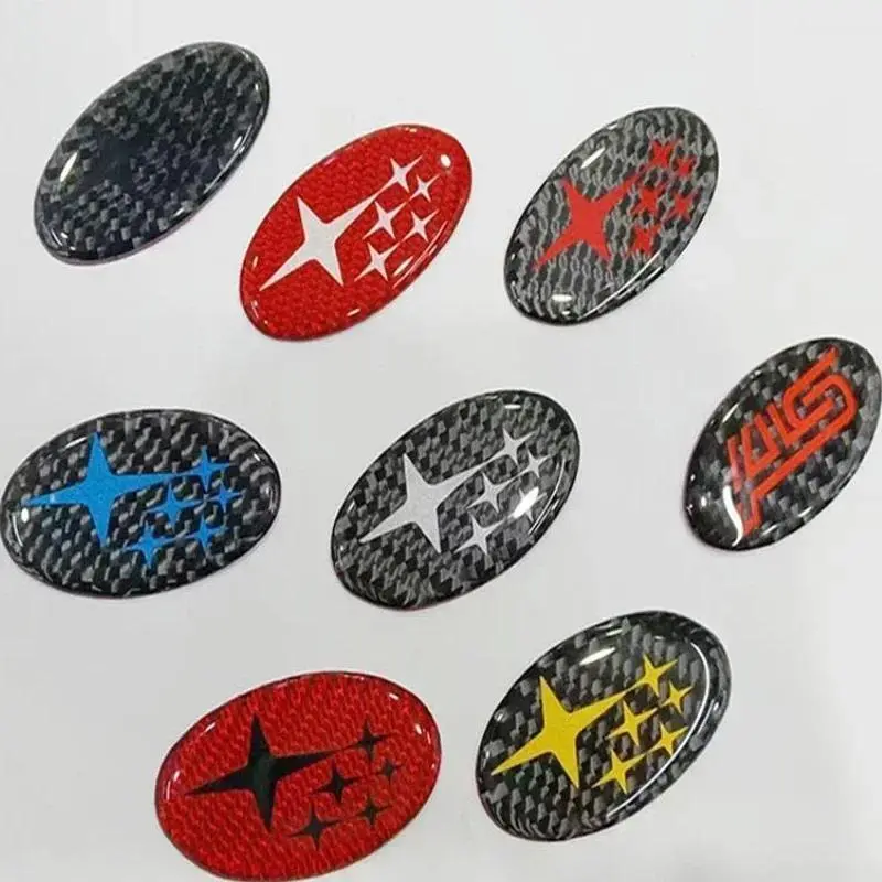2025 New Car Steering Wheel Center Emblem Badge Sticker for Subaru Subaru Outback Legacy Impreza Forester XV Tribeca STI WRX BRZ