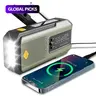 Hand-Crank and Solar-Powered Emergency Weather Radio, Solar Radios and Crank Emergency Radios, Portable Handheld Radio, Portable Rechargeable Radio, Portable Survival Radio with 2000mAh Power Bank, LED Light, and SOS Alarm for Outdoor Use #GLOBAL PICKS