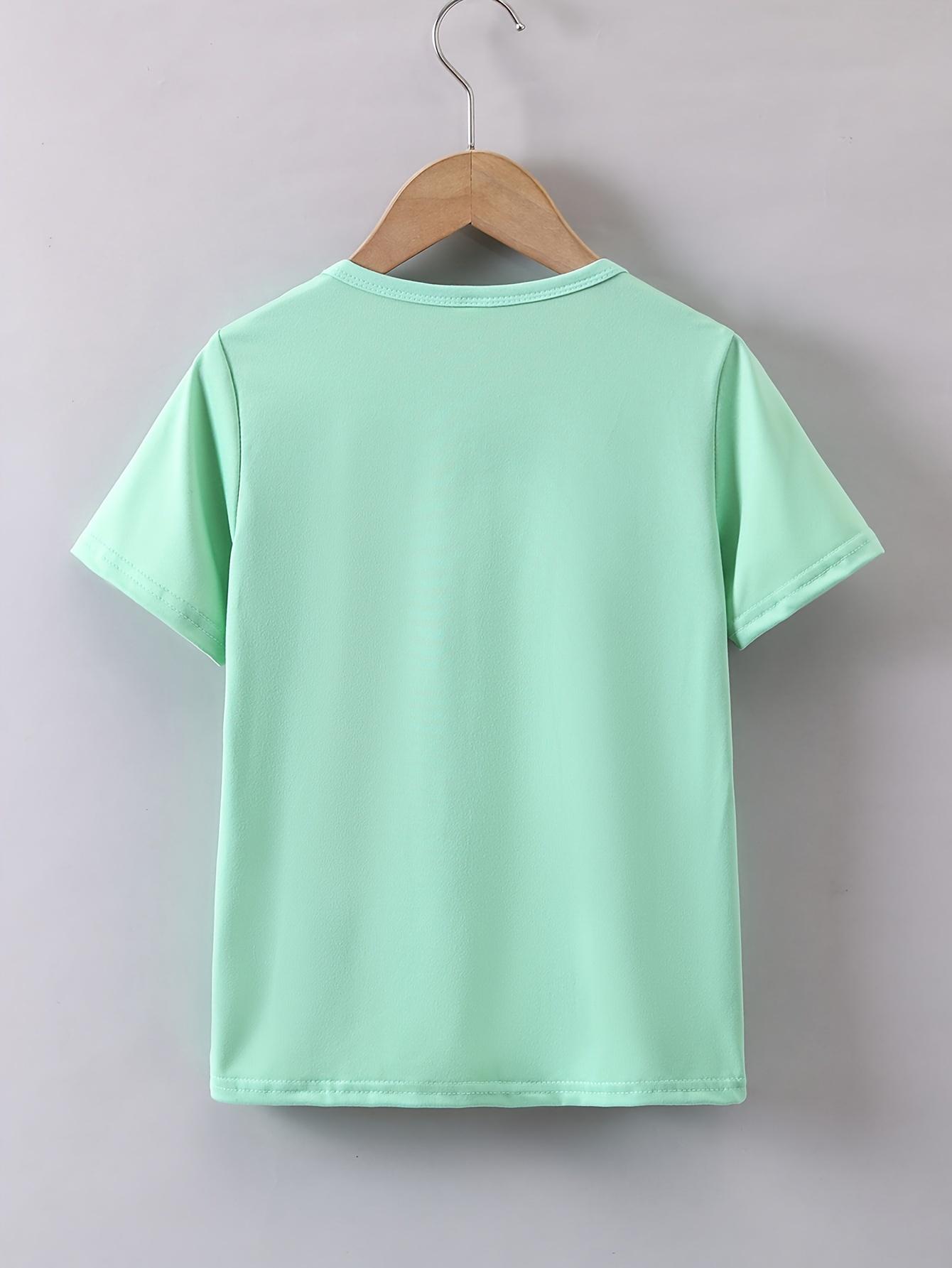 Boys' Summer Short-Sleeved "Soccer Loving Birthday Boy" Print T-Shirt