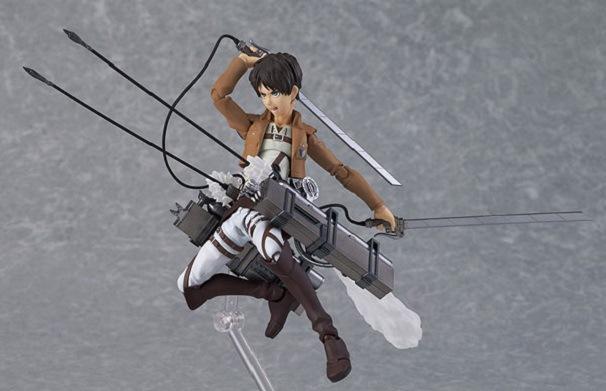 Figma 3 Style Attack on Titan Anime Shingeki no Kyojin Scouting Legion Levi Boxed PVC Action Figure Model Toy Gift