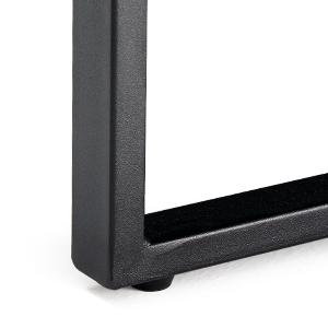 OmySalon Waiting Room Bench for Salon, 59.5'' Reception Bench Office Chair Seating, Faux Leather Guest Lobby Furniture Conference Room Chair for Beauty Barber Barbershop