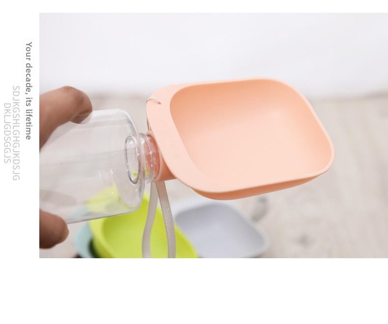 Pet going out water cup dog drinking water multi-functional water feeder portable pet supplies