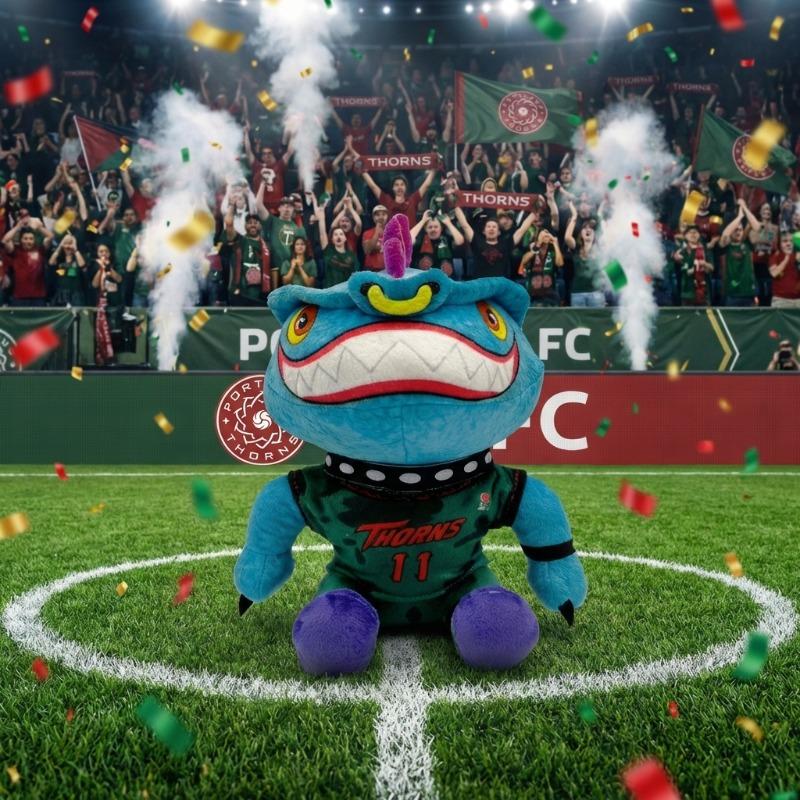 22-25cm Soft Plush Mascot Toys Stuffed Animal Goat/Wolf/Monster Figure Sports Team Fan Collectible Dolls Kids Gift Home Decor