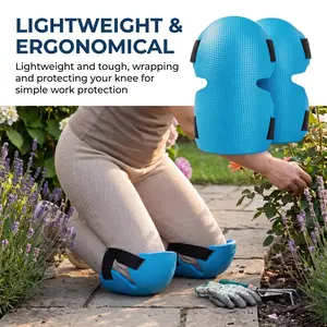 Large Size Knee Pads for Working on Ground, Thickened Wear-Resistant Leg Covers for Flooring and Kneeling - Non-Restrictive Fit-YY1