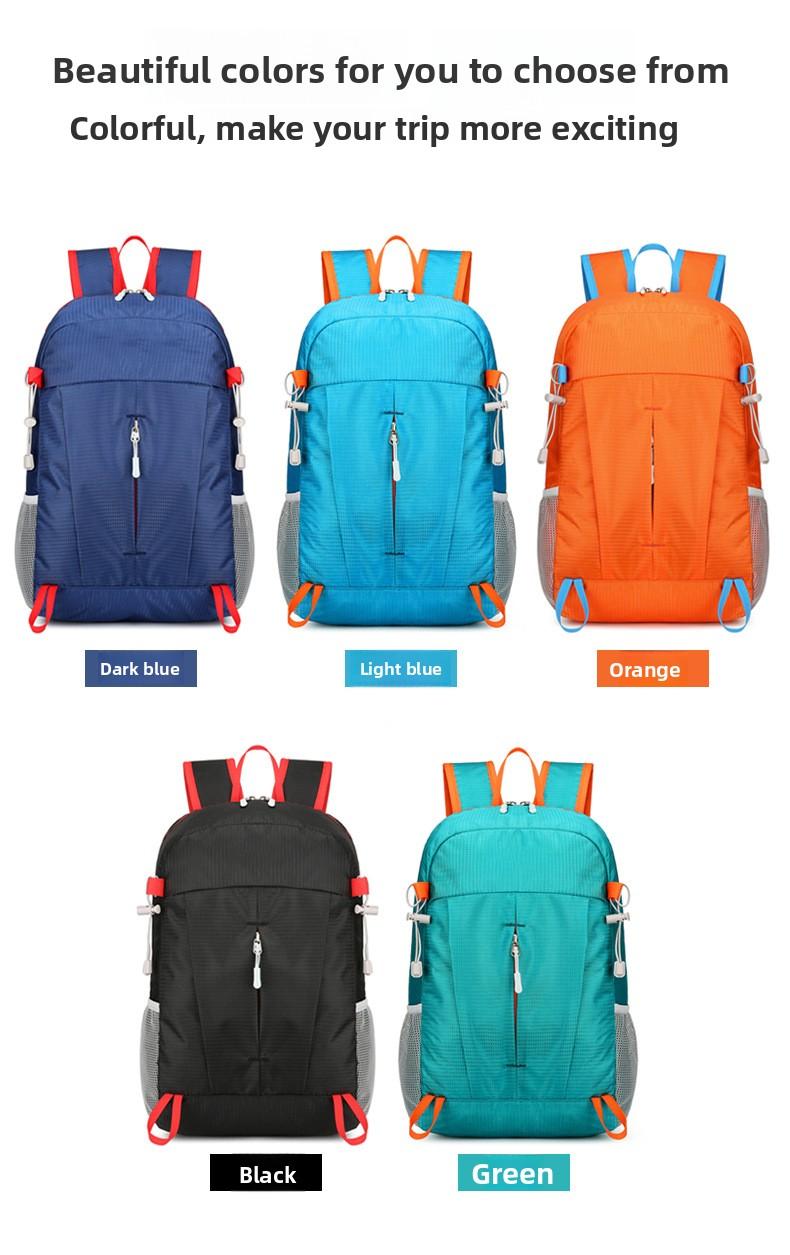 Sports Backpack Lightweight Travel Portable Folding Bag Men and Women Outdoor Mountaineering Bag Hiking Waterproof Backpack
