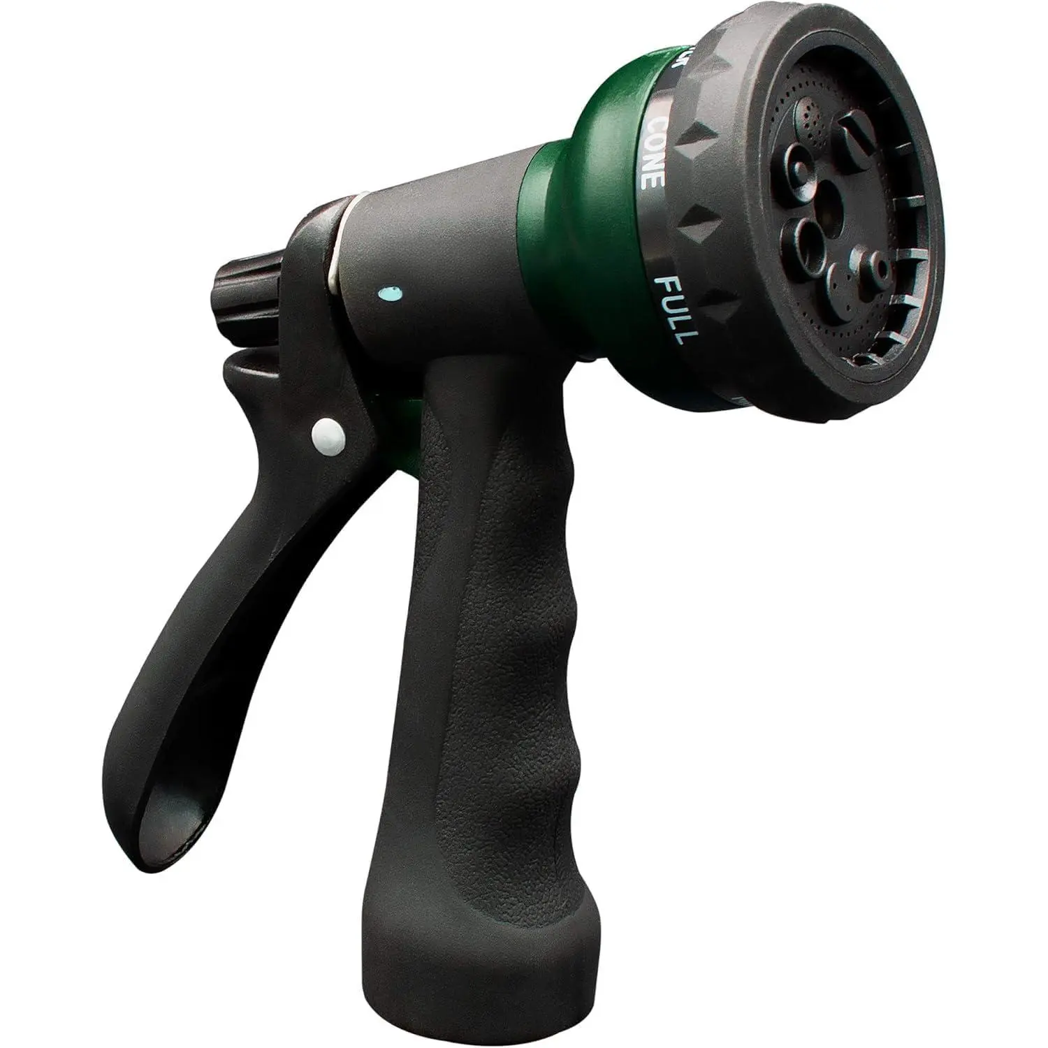 ABS Plastic Garden Hose Nozzle - 7 Adjustable Spray Patterns, Slip-Resistant Watering Tool for Gardening, Car Washing