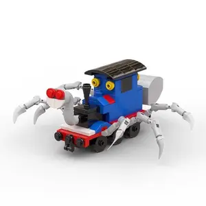 MOC Choo-Choo Charles Thomas EXE Horror Train Monster Building Block Set Reative Game Actionc Cartoon DIY Brick Toy Kids Gift