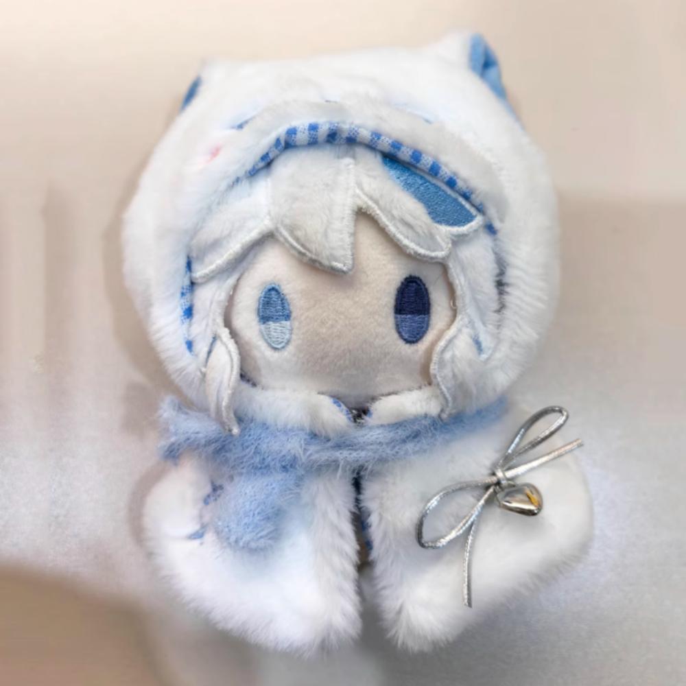 Plush Cloak 10cm Cotton Doll Clothes Suit Cute 20cm Doll Clothes Outfit Dress Up Blue Doll Clothes Set Children's Gift
