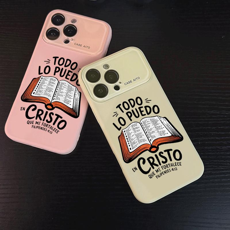 Bible Verse Aesthetic Christian Soft&Flexible TPU Silicone Phone Case For iPhone 17 Pro Max AIR 16 15 14 13 12 Plus Cases Durable|Shockproof|Full Camera Protection|Anti-Scratch|Anti-Fingerprint|Non-Slip|Slim Fit|Gift For Girlfriend/Men/Women