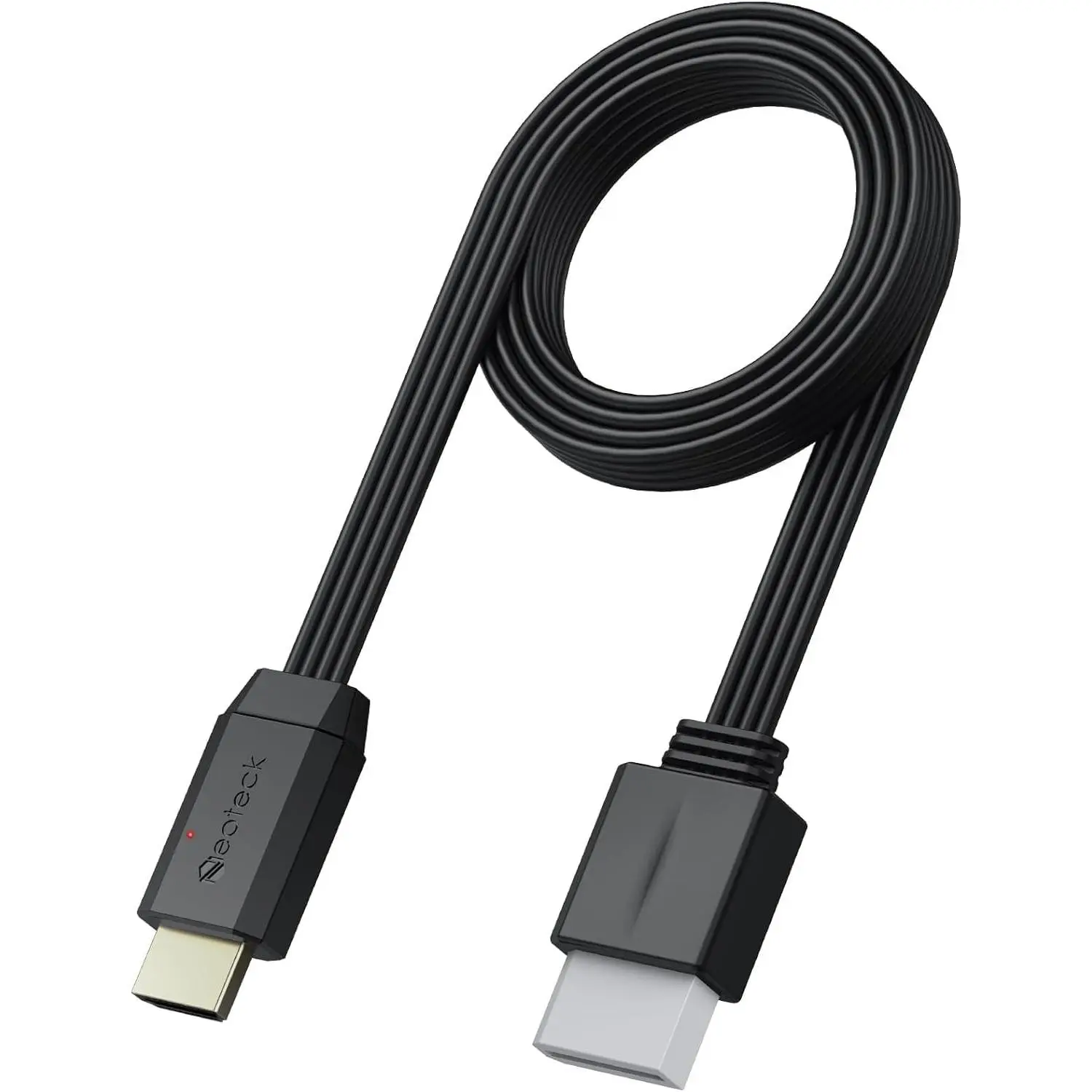 Neoteck Wii to HDMI Converter 1080P 5ft/150cm HDMI Cable Built-in Audio Video Cable for TV,Plug and Play HDMI Adapter Compatible with Wii,Wii U,HDTV,etc.-Black