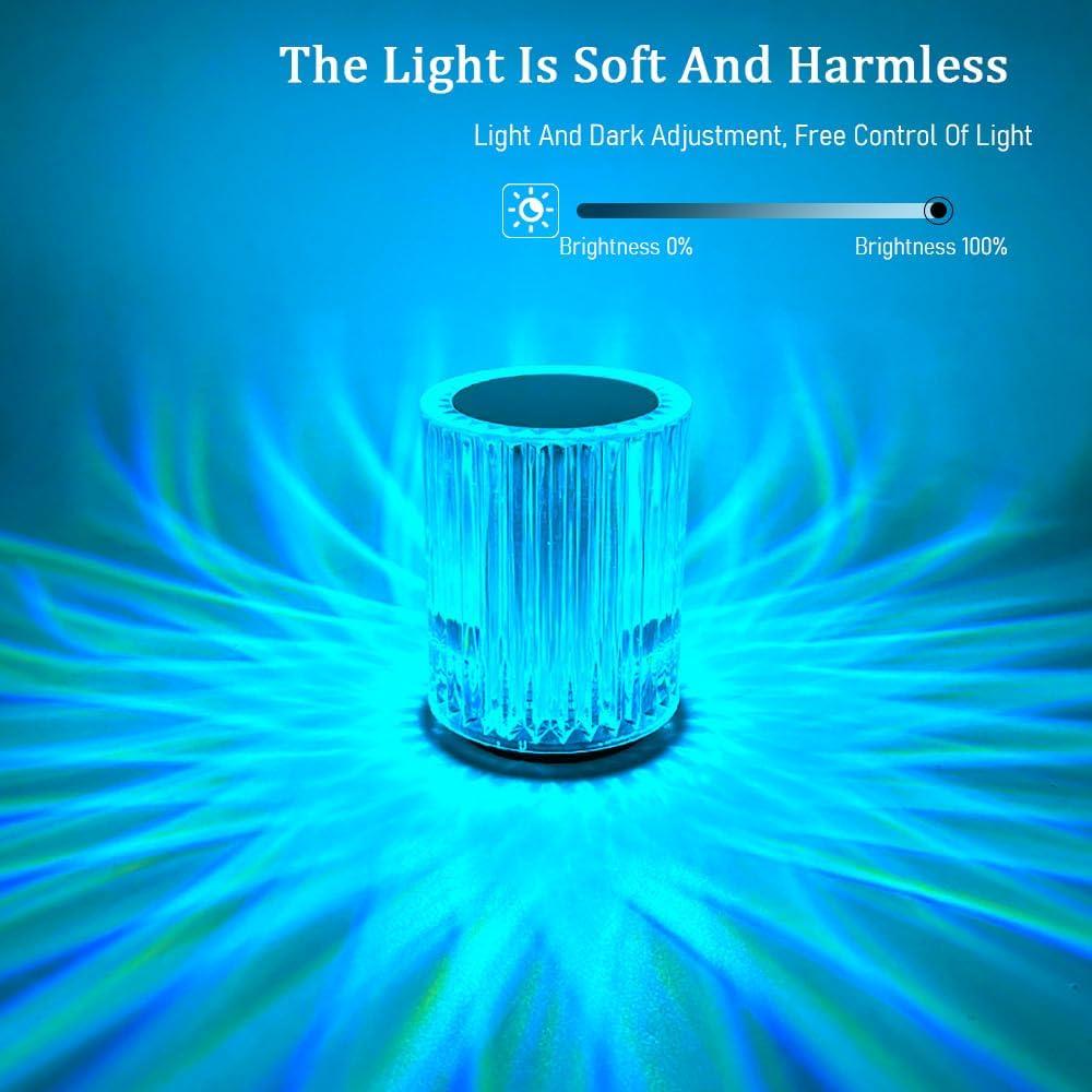 Aesthetic Starburst Crystal Galaxy Lamp - RGB Multi-Color LED Vibe Light, Touch & Remote, for Bedroom, Bathroom, House Party, Room Tour - Viral TikTok Decor Gift Aesthetic Starburst Crystal Galaxy Lamp - RGB Multi-Color LED Vibe Light, Touch & Remote, for Bedroom, Bathroom, House Party, Room Tour - Viral TikTok Decor Gift