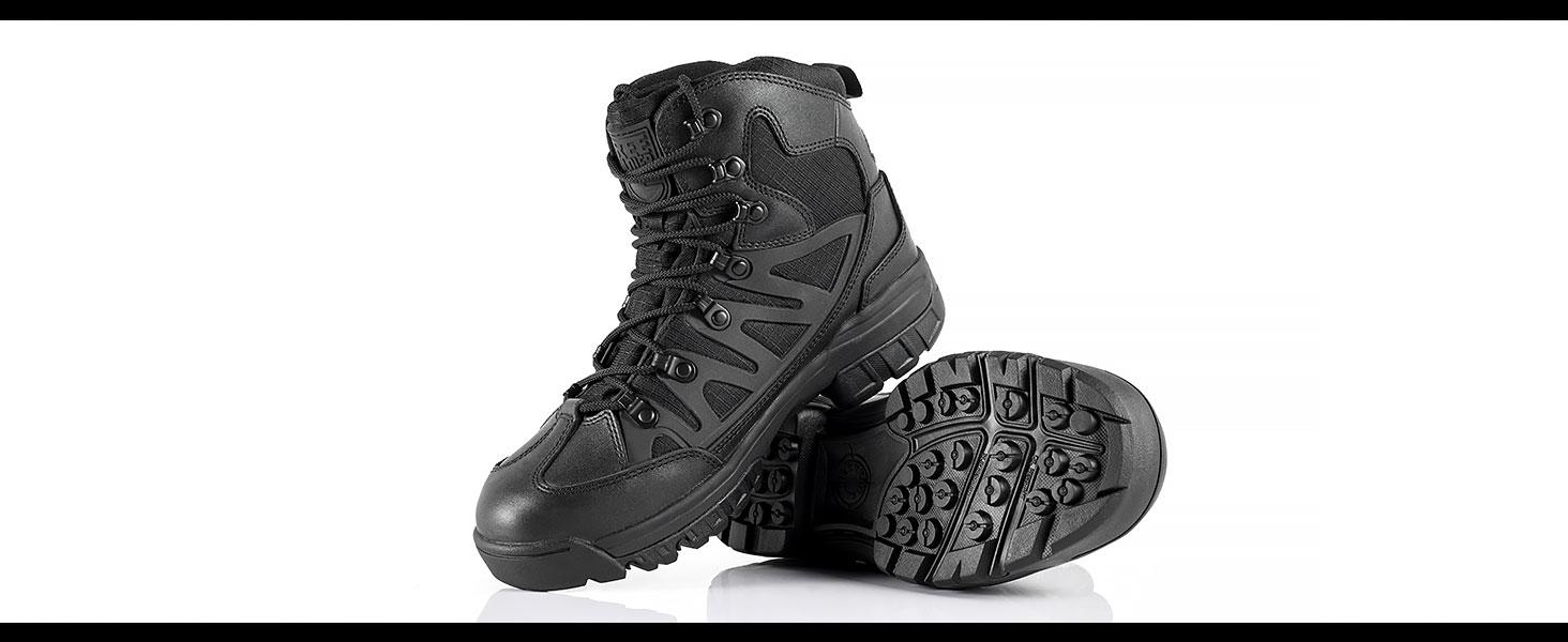 FREE SOLDIER Men's Waterproof Tactical Hiking Boots Military Work Boots Combat Boots