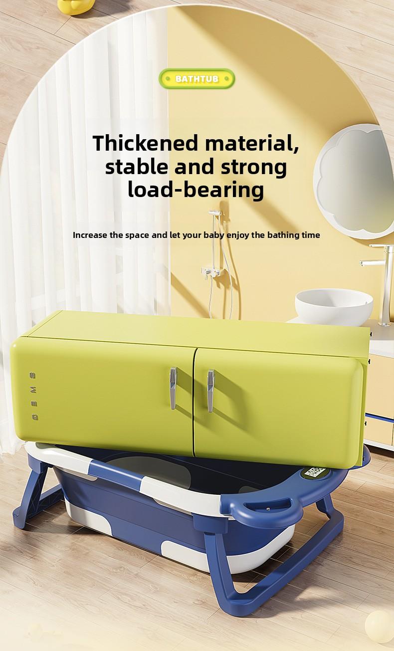 Must-Have Baby Essential!Collapsible Bath Tub for Sit & Lay Bathing