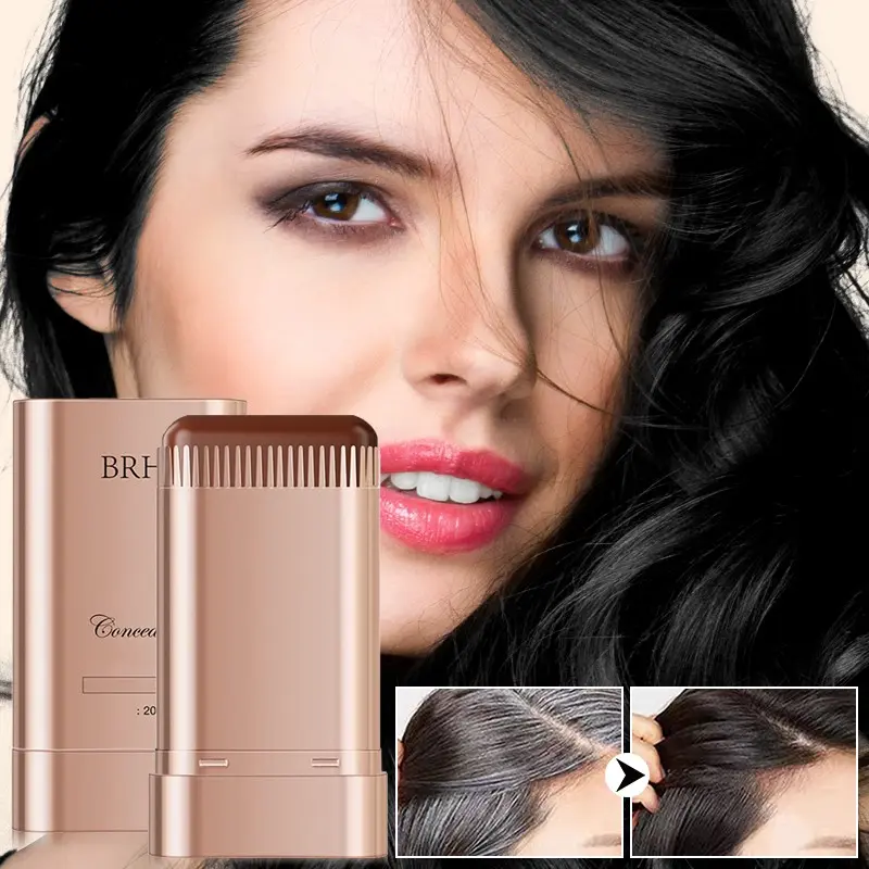 Three-Color Hair Dye Stick Unisex, One Brush Coverage, Simple Like ...
