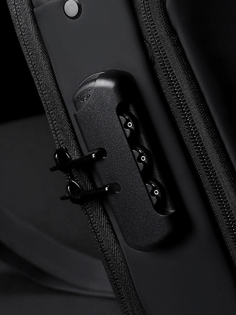 Letter Pattern Zipper Pu Sling Bag with Password Lock for Summer 2024, Waterproof Travel Business Chest Bag, Male Simple All-match Crossbody Bag As Gift, Designer Inspired Bags, 80s Luxury Aesthetic Crossbody Bags Valentine's Day, Gift for Him,  Work Bag Letter Pattern Zipper Pu Sling Bag with Password Lock for Summer 2024, Waterproof Travel Business Chest Bag, Male Simple All-match Crossbody Bag As Gift, Designer Inspired Bags, 80s Luxury Aesthetic Crossbody Bags Valentine's Day, Gift for Him,  Work Bag