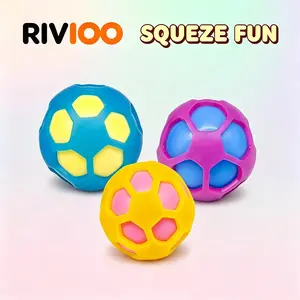 RIVIOO Limited Offer Maltose Pinch Toy Combo, Clear Striped & Bubble Glob Decompression Balls Great Gift Choice