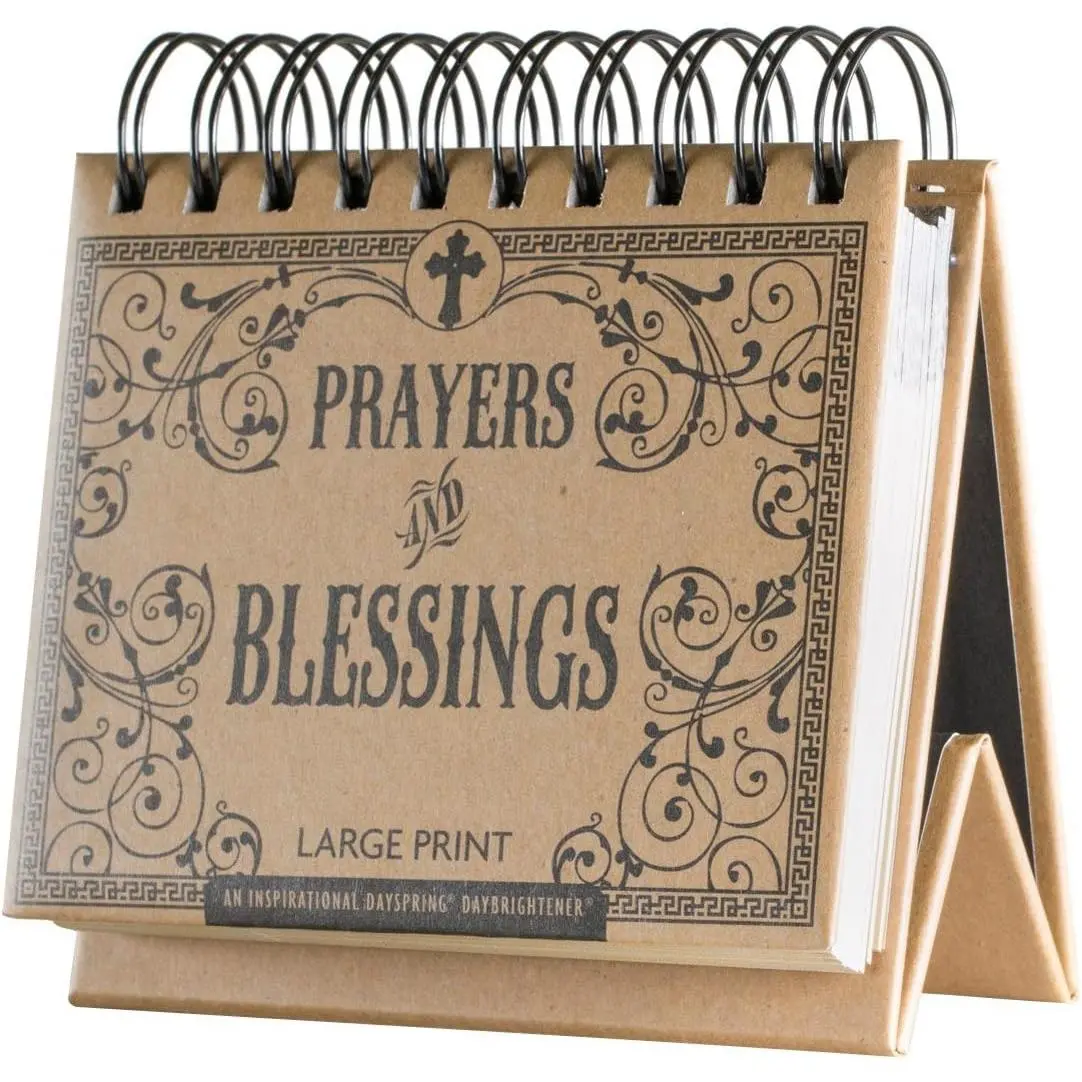 - Prayers and Blessings - Large Print - An Inspirational  DayBrightener - Perpetual Calendar