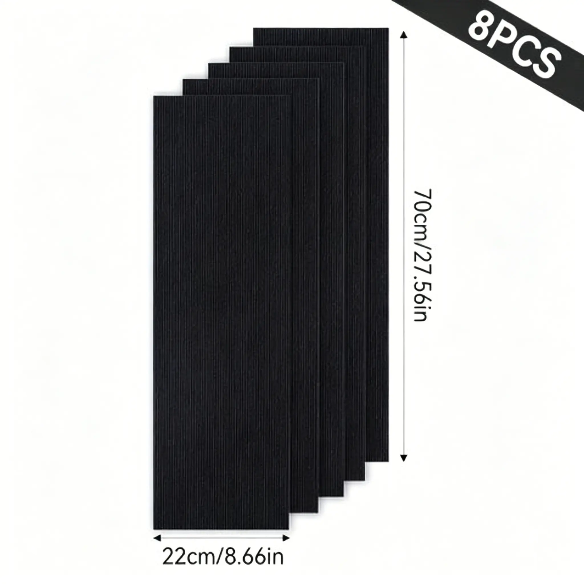 8-Piece Stair Mat Set, Non-Slip Carpet for Indoor Use, Durable & Safe Step Pads, Easy Installation, Multiple Colors Available