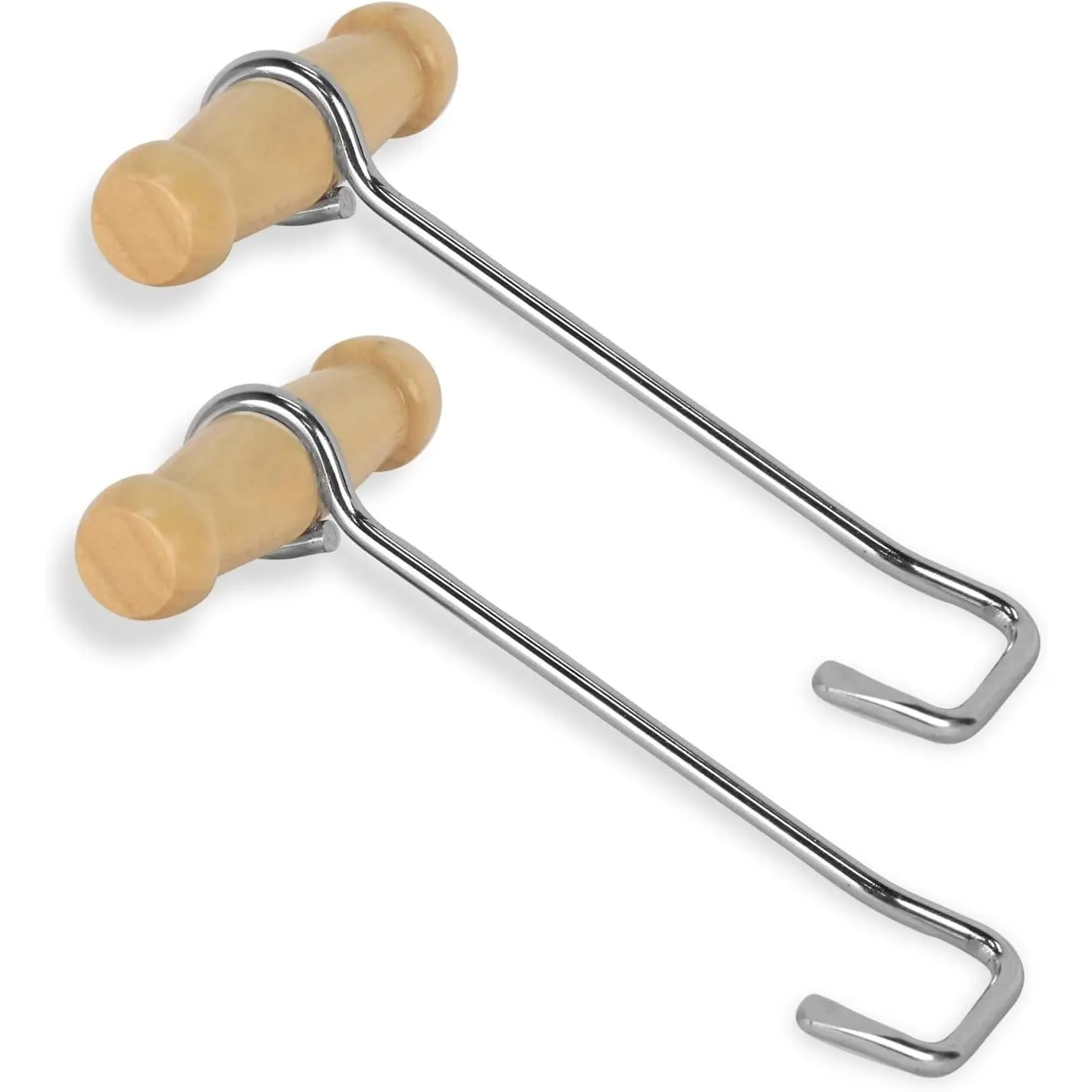 Handle Stainless Steel Boot Hook – Boot Puller for Cowboy, Riding & Work Boots