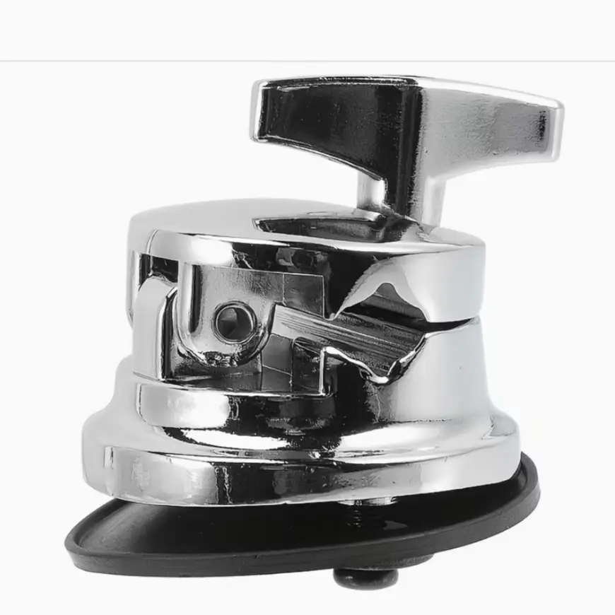 Drum Throne Stand 4cm Hole Distance, Compatible with Most Acoustic Drums, Chrome Plated, Rust Resistant, Durable, Long Lifespan