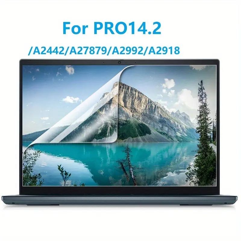 2pcs Matte Screen Protector for MacBook Pro 14.2 Inch 2021-2023 Models M1 M2 M3 A2442 A2779 A2918 A2992 A3112 A3401 A3185 Anti Scratch