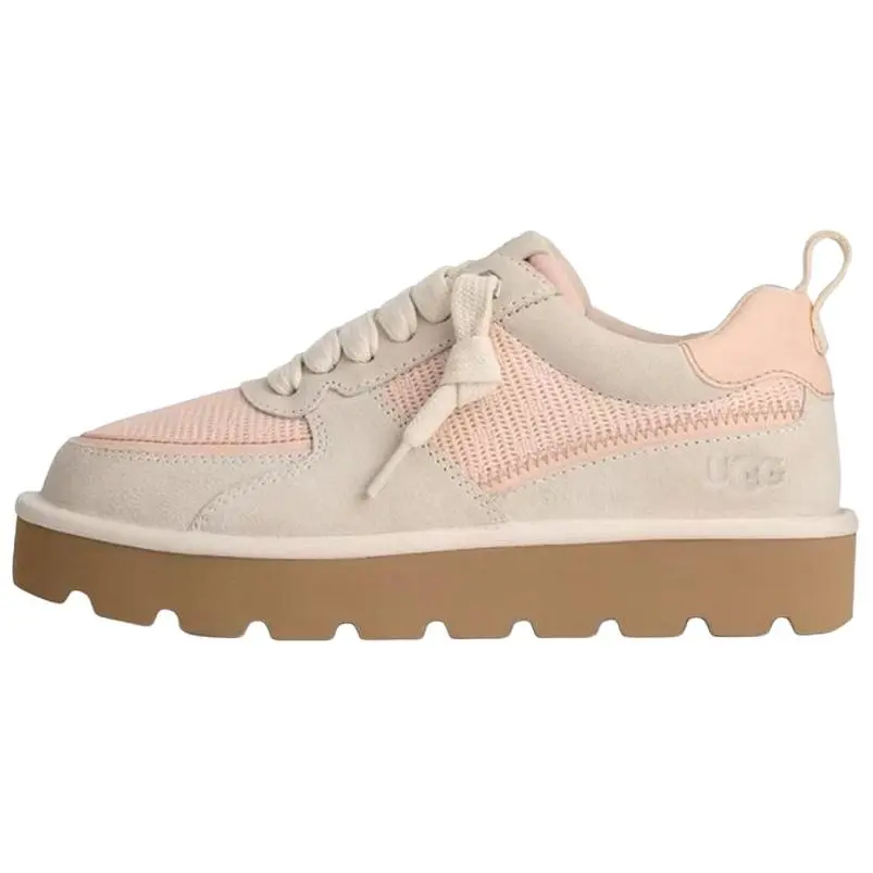 UGG Highland Cow Split Leather Versatile Comfortable Low-Top Casual Shoes 1178872-JNP