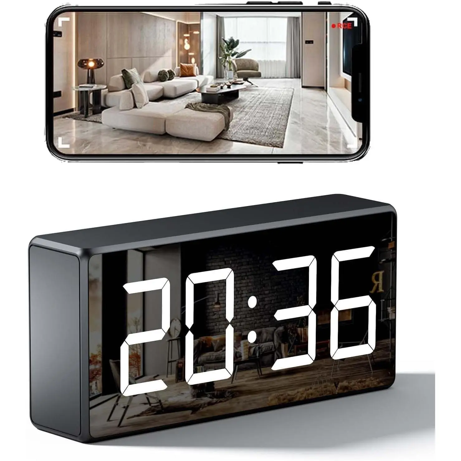 Full HD 1080P WiFi Indoor Nanny Cam with Night Vision Motion Detection Ideal for Pet Use