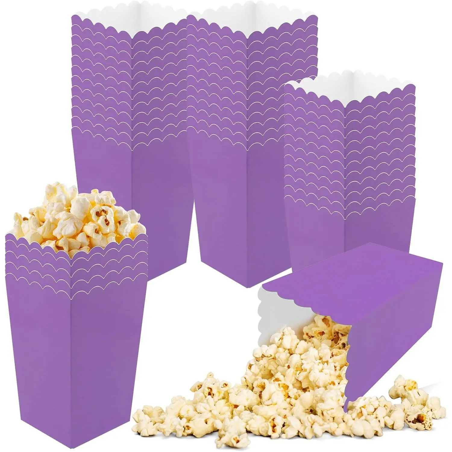 50 count Popcorn Boxes Mini Paper Popcorn Box ()