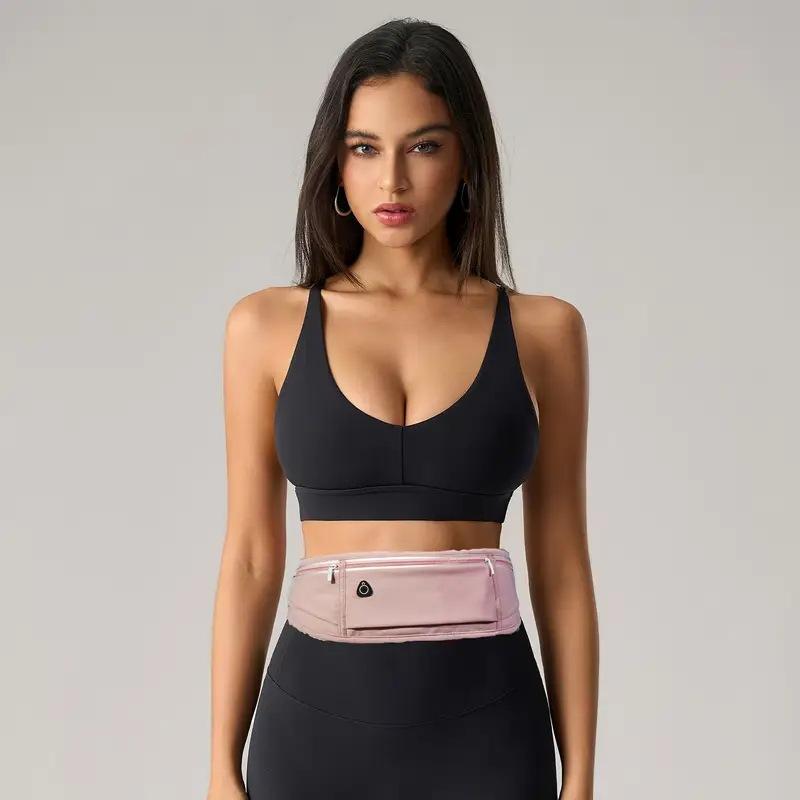 New sports fanny pack belt outdoor running fitness belt yoga invisible light fanny pack close-fitting belt equipment