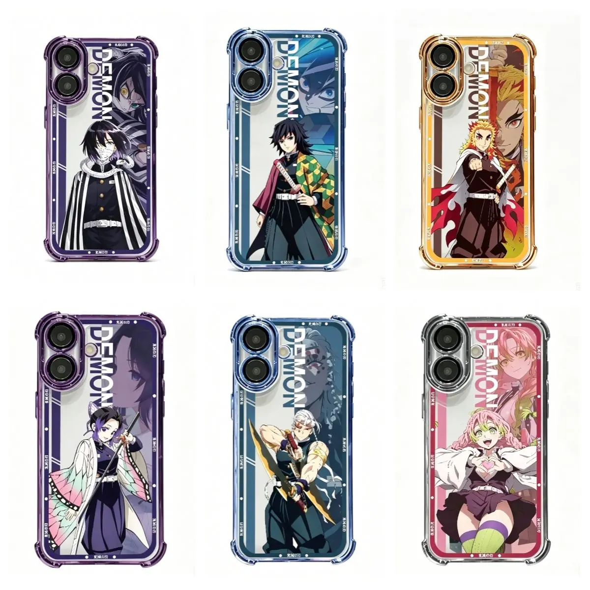DS Anime-Style four-corner shockproof phone case for iPhone 17, 16, 15, 14, 13, 12, 11 Pro Air Plus ProMax and Samsung S26-S20. High aesthetic, drop resistant, and earthquake resistant phone case. fan