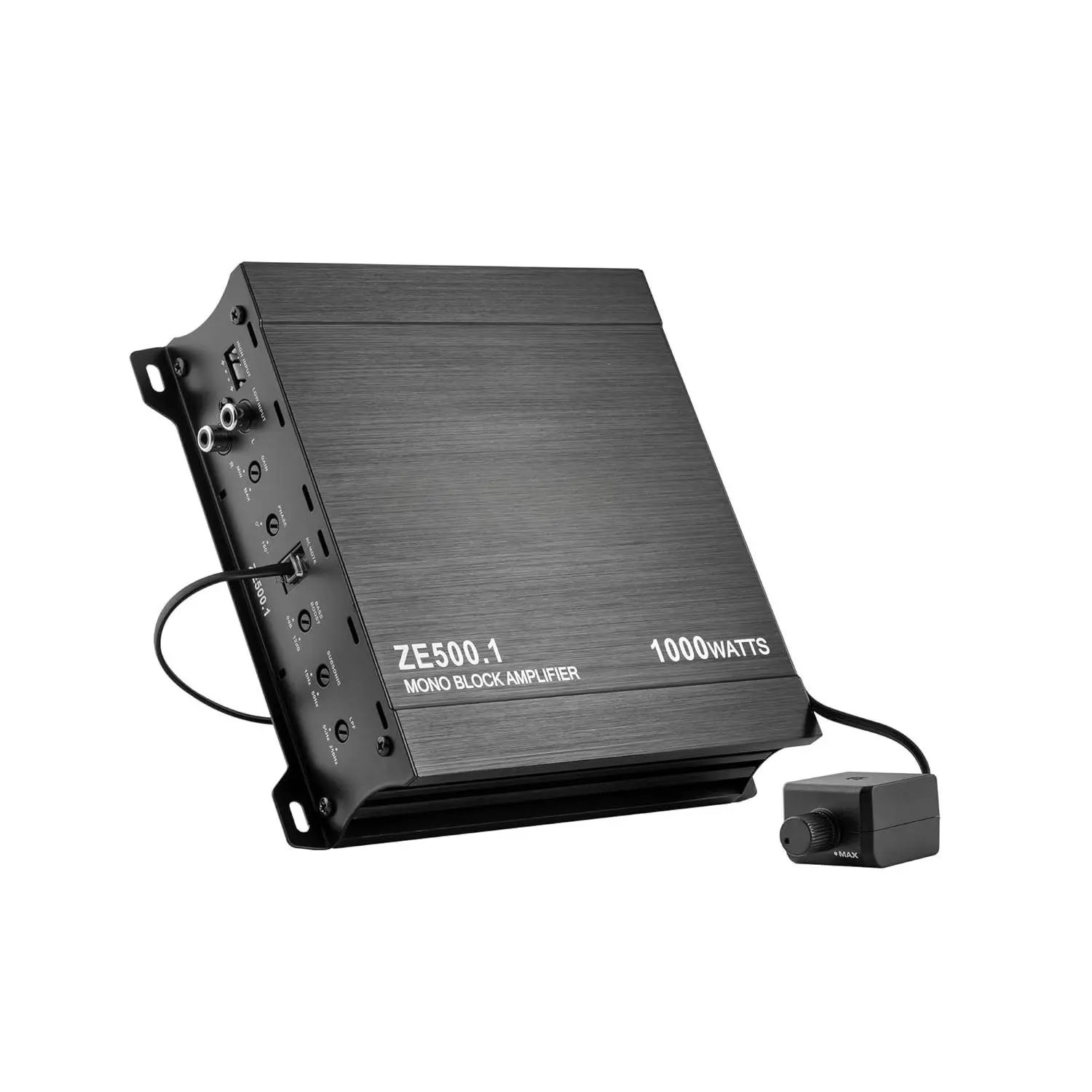 ZE500.1 Monoblock Class D MOSFET Car Audio Amplifier - 1000W Peak Watts, 1-4 Ohm Compatibility, Low Pass Filter, Subwoofer Power, Multi-Protection (Overload, Short Circuit, Thermal), Sturdy Form Factor, Manufacturer Warranty