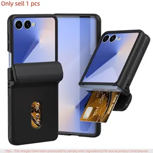 For Samsung Galaxy Z Flip 7/6/5/4/3 Foldable Wallet Case, Card Slot, Hinge Protection, Screen Protector, Shockproof, Birthday Gift